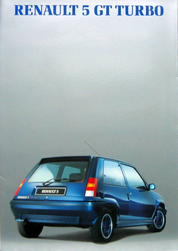 Couverture de 1990 RENAULT 5 GT TURBO