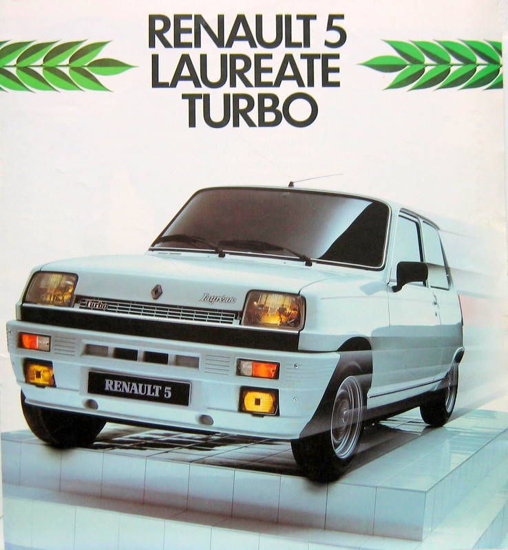 Couverture de 1985 RENAULT 5 LAUREATE  TURBO