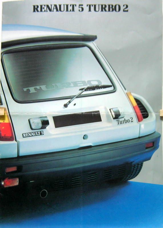Couverture de 1984 RENAULT 5 TURBO 2