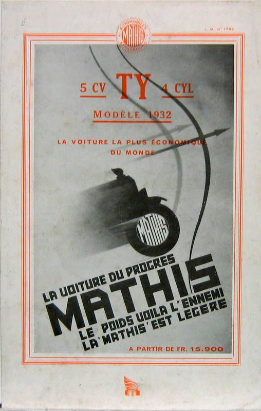 Couverture de 1932  MATHIS TY  N°1756