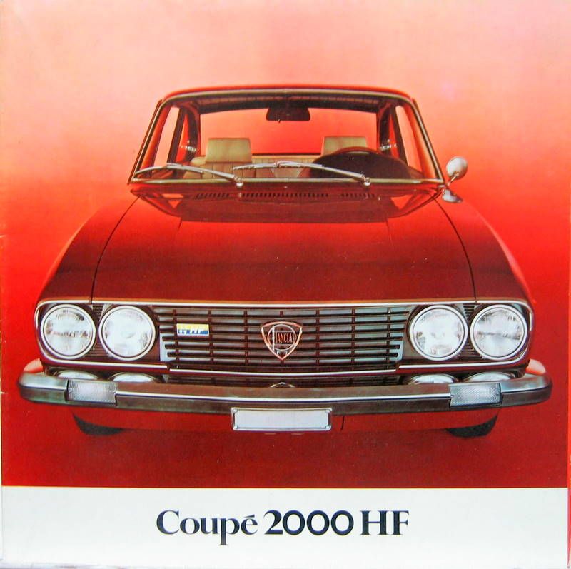 Couverture de LANCIA 2000 HF DEPLIANT