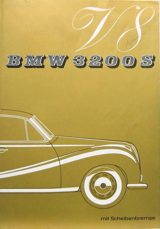 Couverture de 1962 BMW 3200S V8