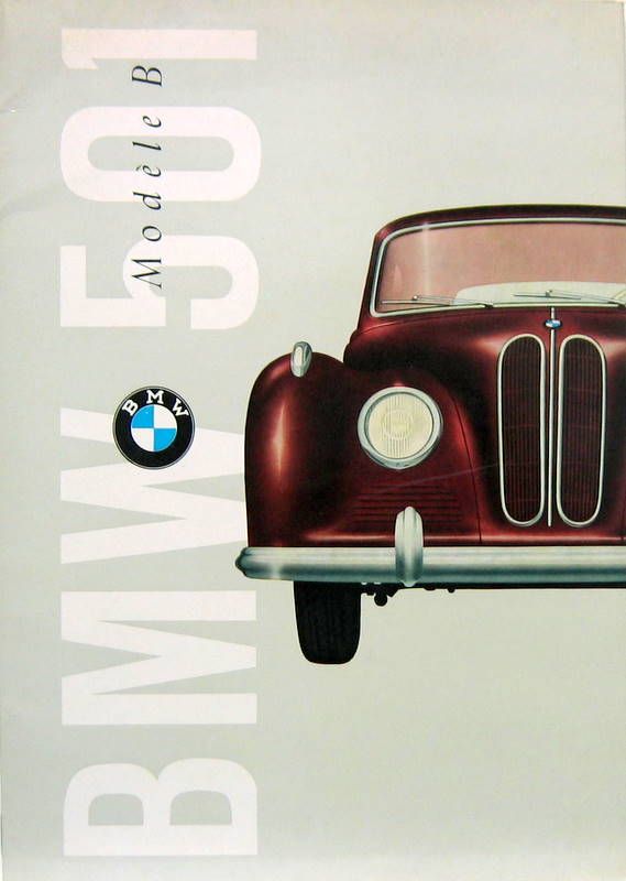 Couverture de 1954 BMW 501 B