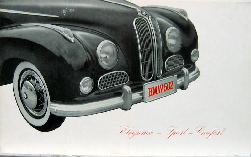 Couverture de 1954 BMW 502