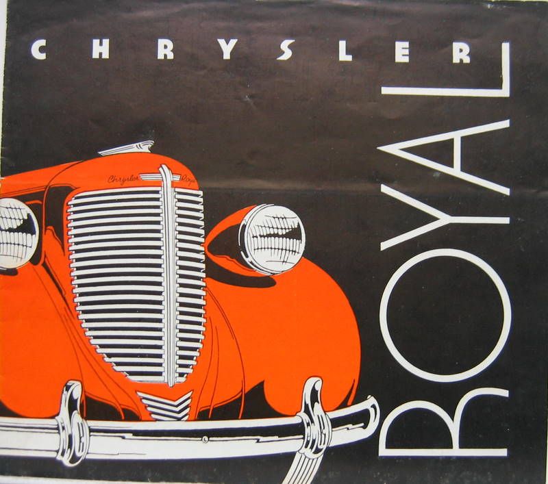 Couverture de 1938 CHRYSLER ROYAL