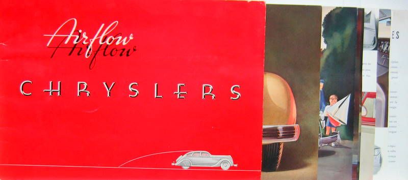 Couverture de 1935 CHRYSLER AIRFLOW CATALOGUE