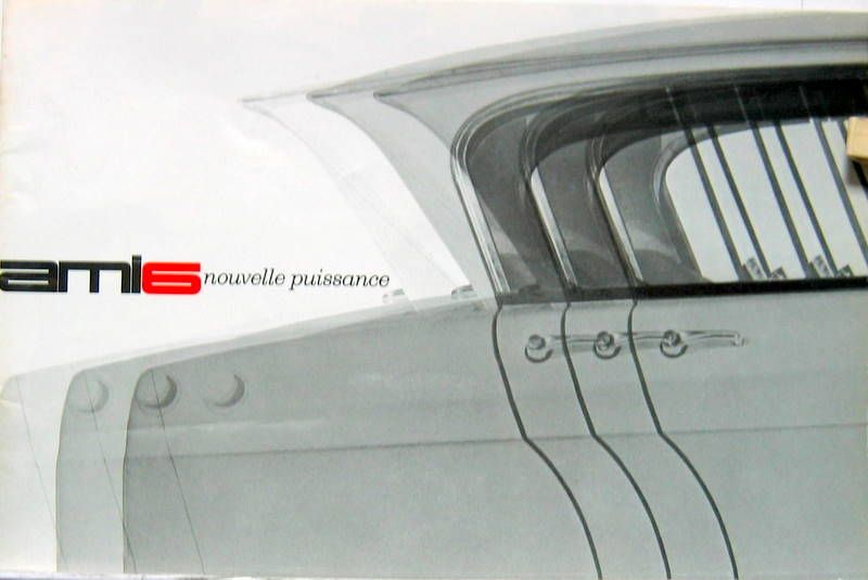 Couverture de 1963 CITROEN AMI 6 NOUVELLE PUISSANCE N°100706-63