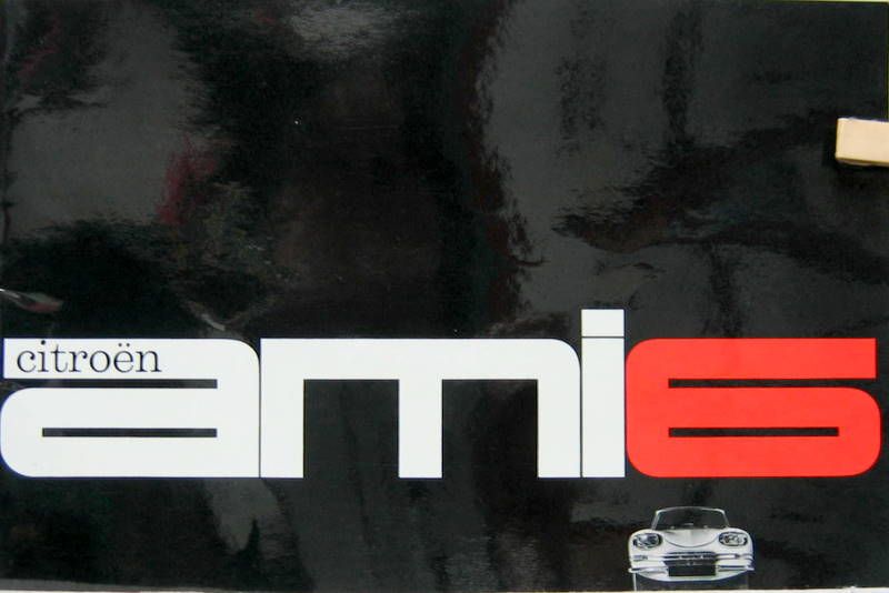 Couverture de 1961 CITROEN AMI 6 CALANDRE PROTOTYPE CATALOGUE