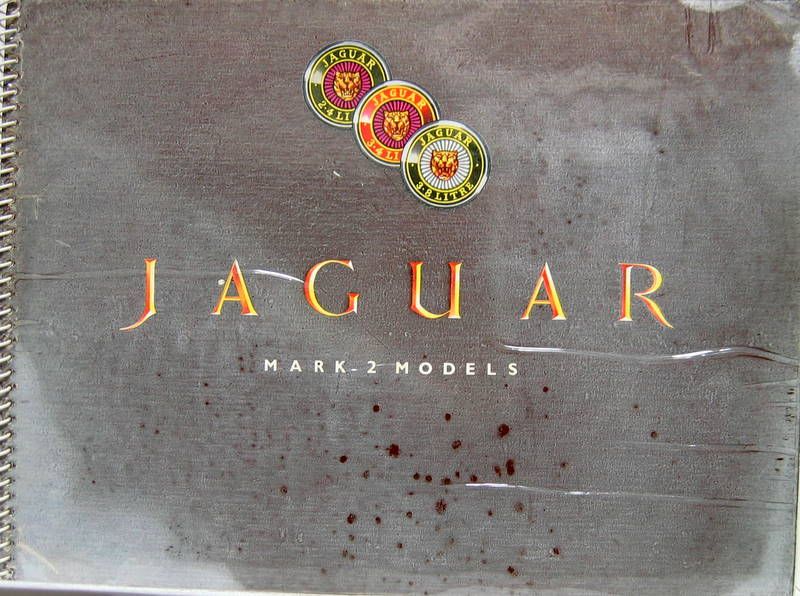 Couverture de JAGUAR MK2 2,4-3,4-3,8 LITRES CATALOGUE EN ANGLAIS