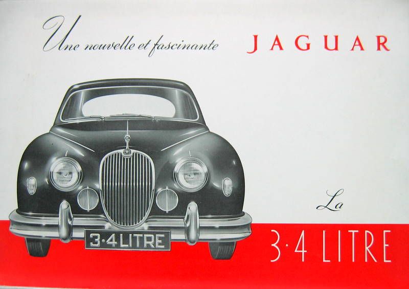 Couverture de JAGUAR 3,4 LITRES CATALOGUE