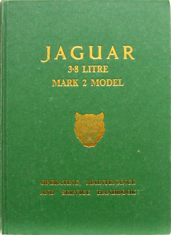 Couverture de JAGUAR 3,8 LITRES LIVRET D'ENTRETIEN EN ANGLAIS OU EN FRACAIS