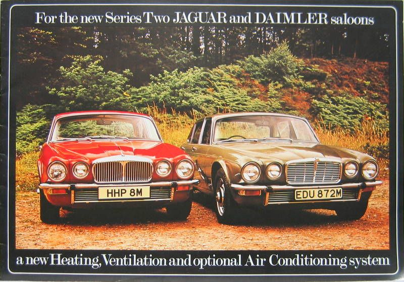 Couverture de 1973 JAGUAR SERIE TWO CATALOGUE EN ANGLAIS
