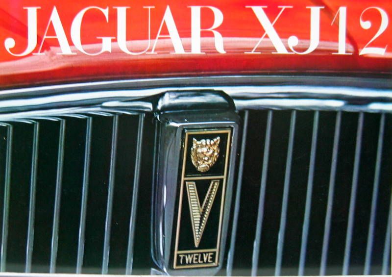 Couverture de 1972 JAGUAR XJ 12 DEPLIANT  EN FRANCAIS