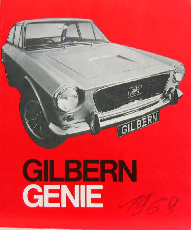 Couverture de GILBERN GENIE CATALOGUE EN ANGLAIS