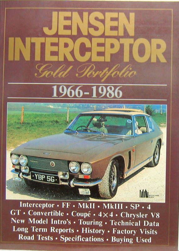 Couverture de JENSEN INTERCEPTOR 1966 1986