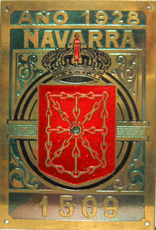 Couverture de BADGE NAVARRA ANO 1928 N°1509 ??????