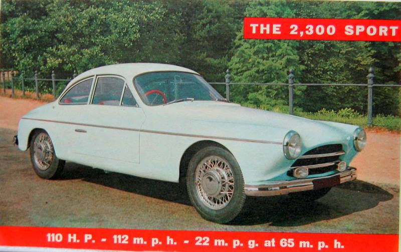 Couverture de 1954 SALMSON 2300 SPORT EN ANGLAIS