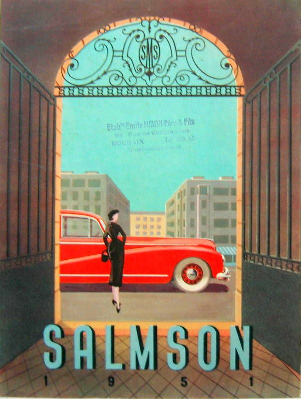 Couverture de 1951 SALMSON RANDONNEE DEPLIANT