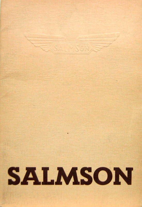 Couverture de 1958 SALMSON S4 DA S4 E CATALOGUE