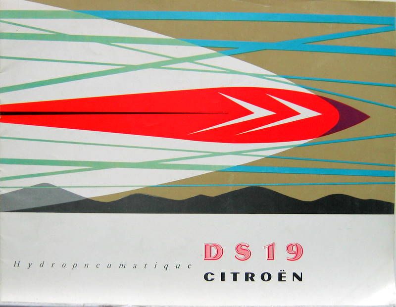 Couverture de 1957 CITROEN DS 19 CATALOGUE