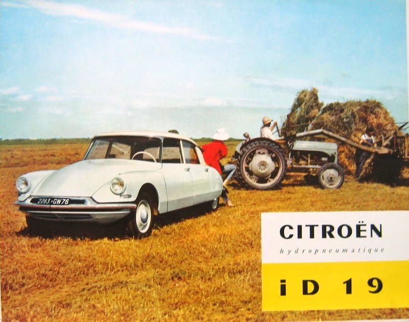 Couverture de 1959 CITROEN ID 19 DEPLIANT