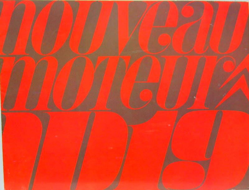 Couverture de 1966 CITROEN ID 19 DEPLIANT  DU 9-66