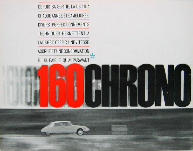 Couverture de 1962 CITROEN DS 19 DEPLIANT DU 9-62