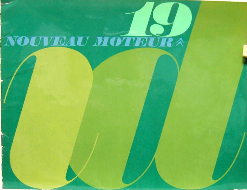 Couverture de 1965 CITROEN ID 19 CATALOGUE