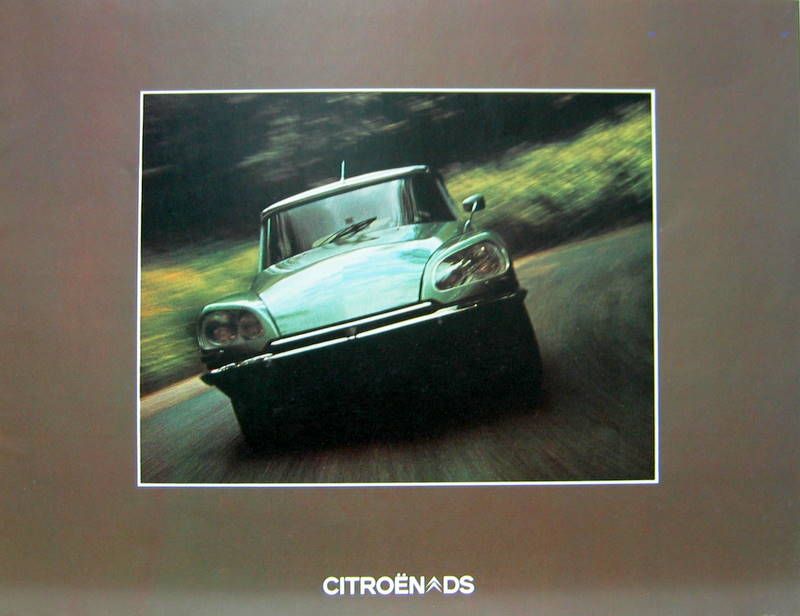 Couverture de 1973 CITROEN DS DEPLIANT