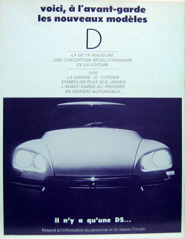 Couverture de 1970 CITROEN D DEPLIANT