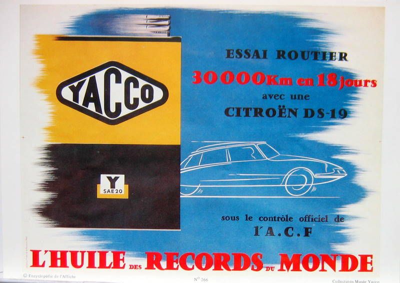 Couverture de CITROEN DS 19  30000 KM EN 18 JOURS REPRODUCTION D'AFFICHE