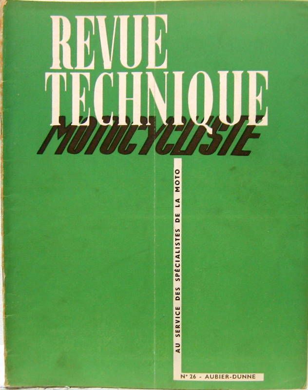 Couverture de 1950-02 MOTEUR AUBIER DUNE 100 ET 125 CC ALLUMAGE LUCAS