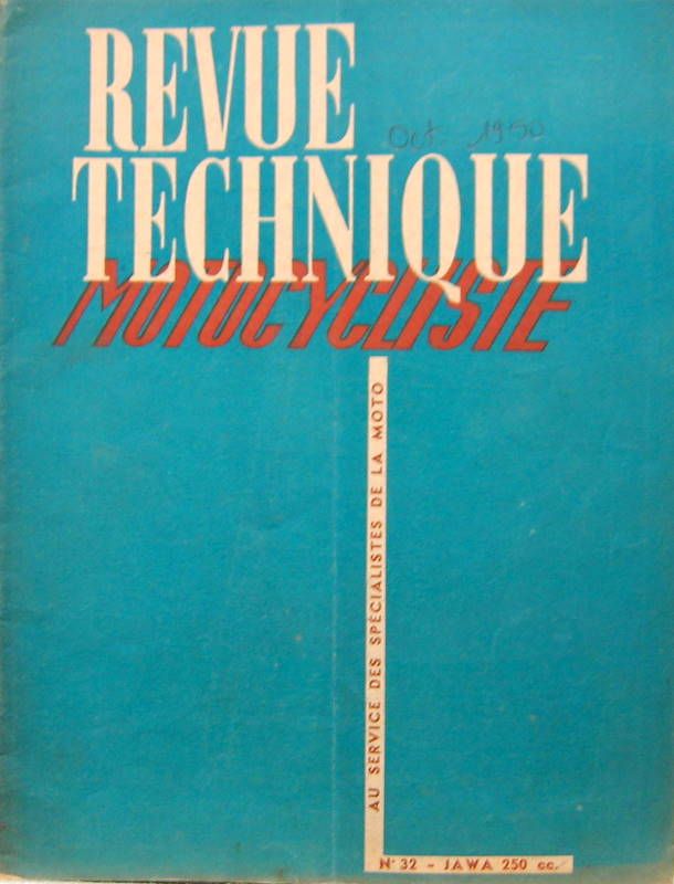Couverture de 1950-10 SALON JAWA 250 CC SUSPENSION GREGOIRE