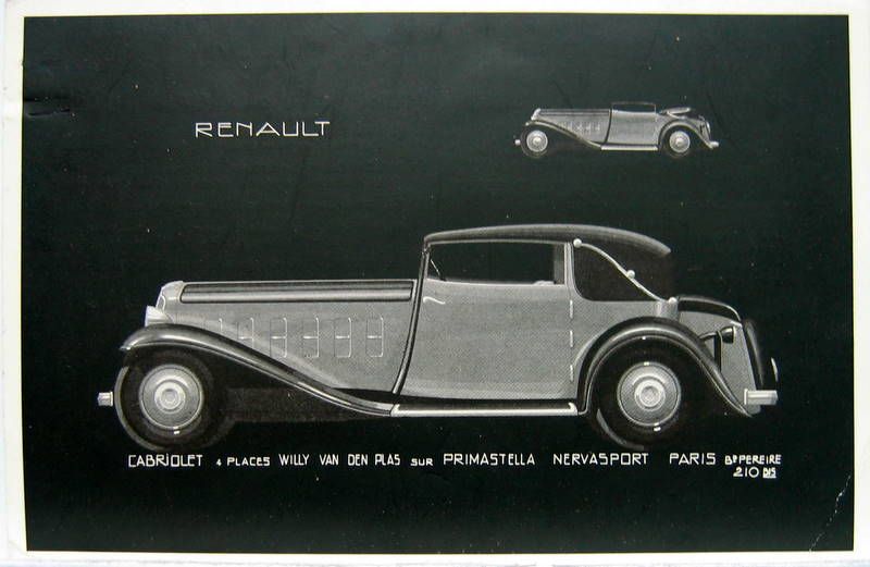 Couverture de CARROSSERIE WILLY VAN DEN PLAS SUR RENAULT PRIMASTELLA NERVASPORT