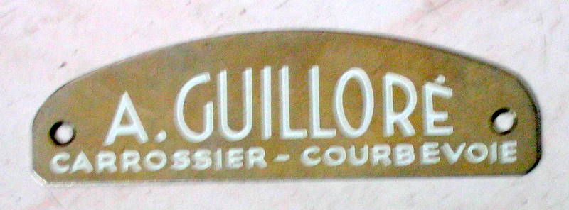 Couverture de CARROSSERIE GUILLORE INSIGNE 95 X 30 MM