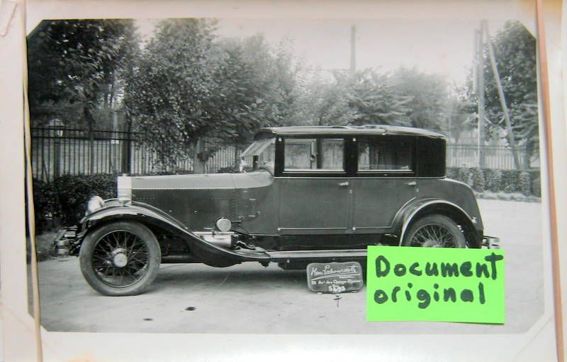 Couverture de ROLLS ROYCE DECOUVRABLE  CARROSSERIE LABOURDETTE PHOTO ORIGINALE