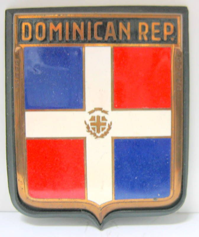 Couverture de DOMINICAN REP.
INSIGNE EMAILLE D'ORIGINE PAR DRAGO
