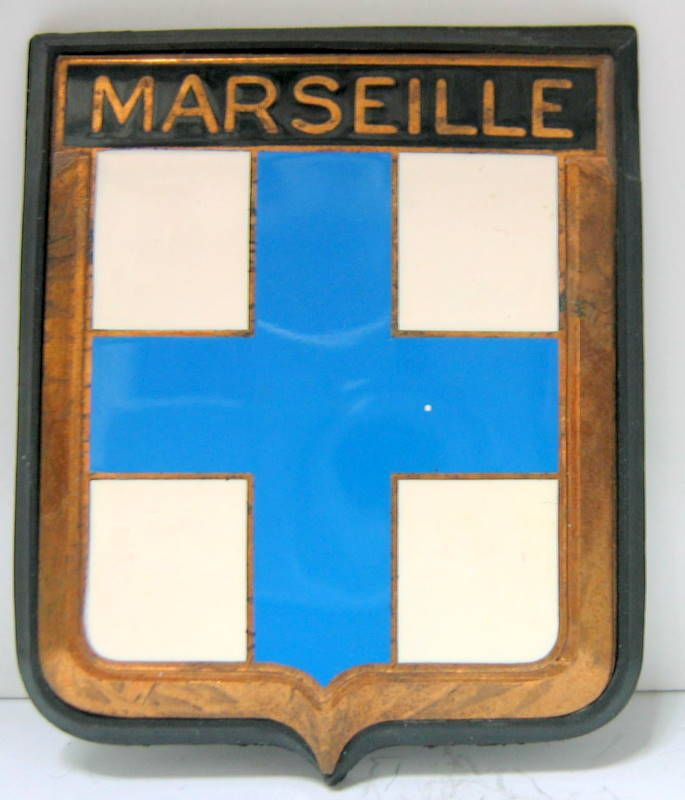 Couverture de MARSEILLE
INSIGNE EMAILLE D'ORIGINE PAR DRAGO