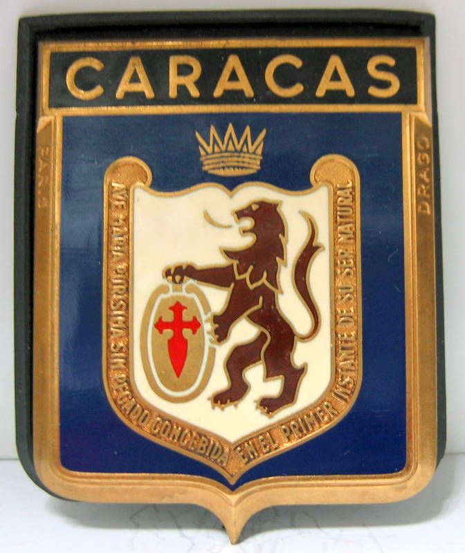 Couverture de CARACAS
INSIGNE EMAILLE D'ORIGINE PAR DRAGO