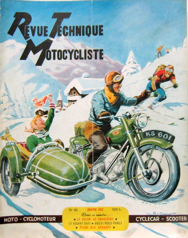 Couverture de 1952-1 ZUNDAPP VOLANT MAGNETIQUE SAPHI SCOOTER FEBO VESPA CLUB G.HOUEL SIX JOURS
