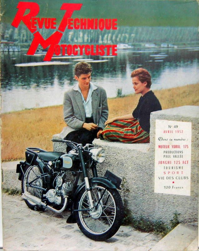 Couverture de 1952-4 MOTEUR YDRAL 175 CC P.VALLEE 125 JONGHI ACT LE SCOOTER PIATTI P.GODEY PARIS ALPES D'HUEZ DE MONNERET