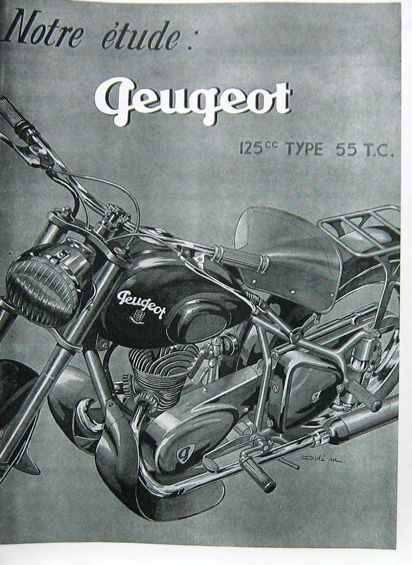 Couverture de 1952-10 PEUGEOT 55 TC 125 CC