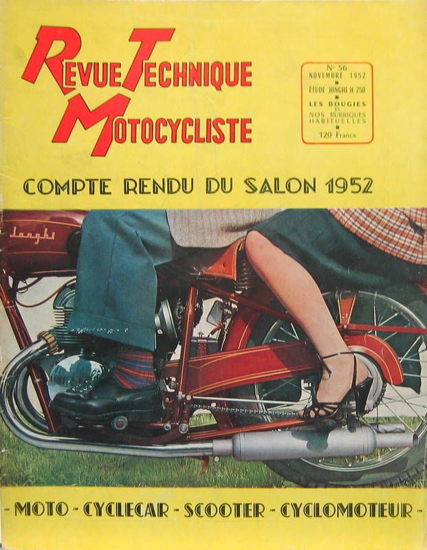 Couverture de 1952-11 RACER PAUL VALLEE JONGHI 250 CC TYPE H