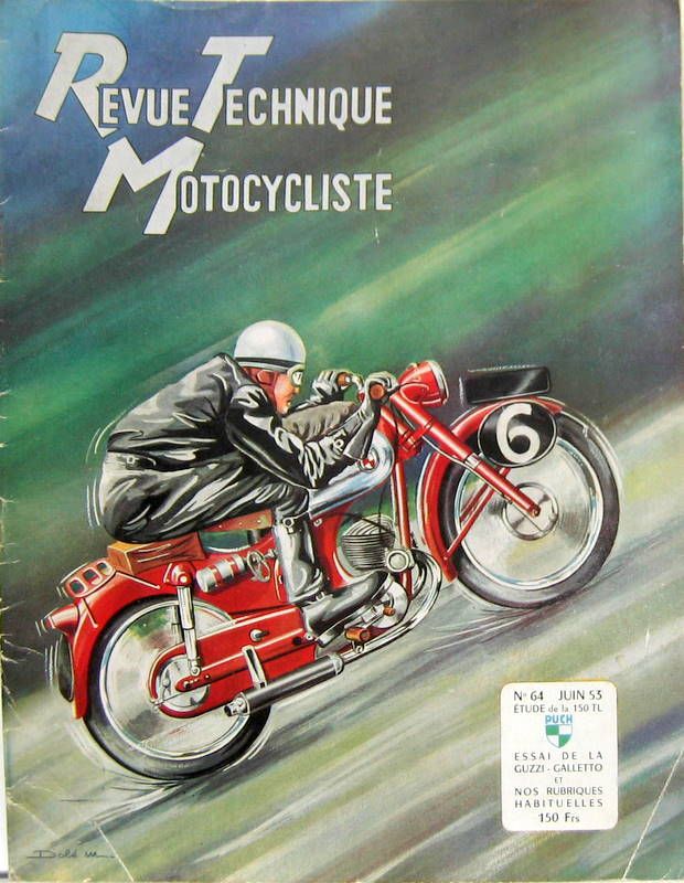 Couverture de 1953-6 PUCH 150 TL MOTO GUZZI GALETTO