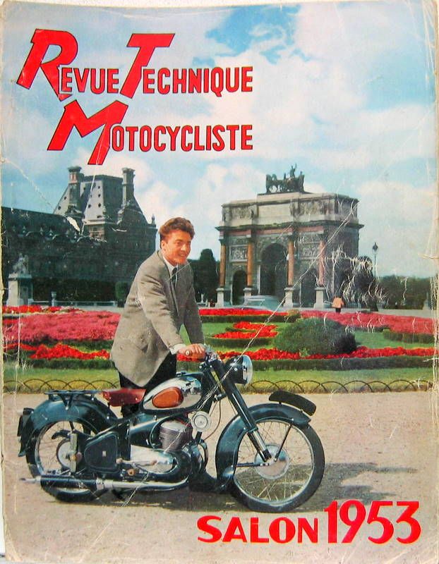 Couverture de 1953-10 SALON REPERTOIRE DES MOTOS AMC 250 CC