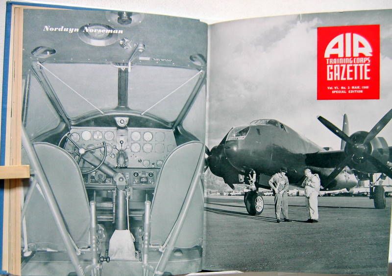 Couverture de 1946 AIR TRAINING CORPS GAZETTE RELIURE COMPLETE DE JANVIER A DECEMBRE EN ANGLAIS