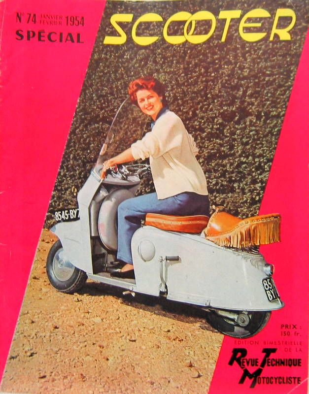 Couverture de 1954-1-2 SPECIAL SCOOTER ROUSSEY MESSERSCHMITT FENDROLLER BERNARDET 125 CC