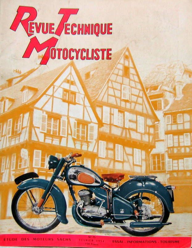 Couverture de 1954-2 GNOME ET RHONE HOREX REGINA MOTEURS SACHS