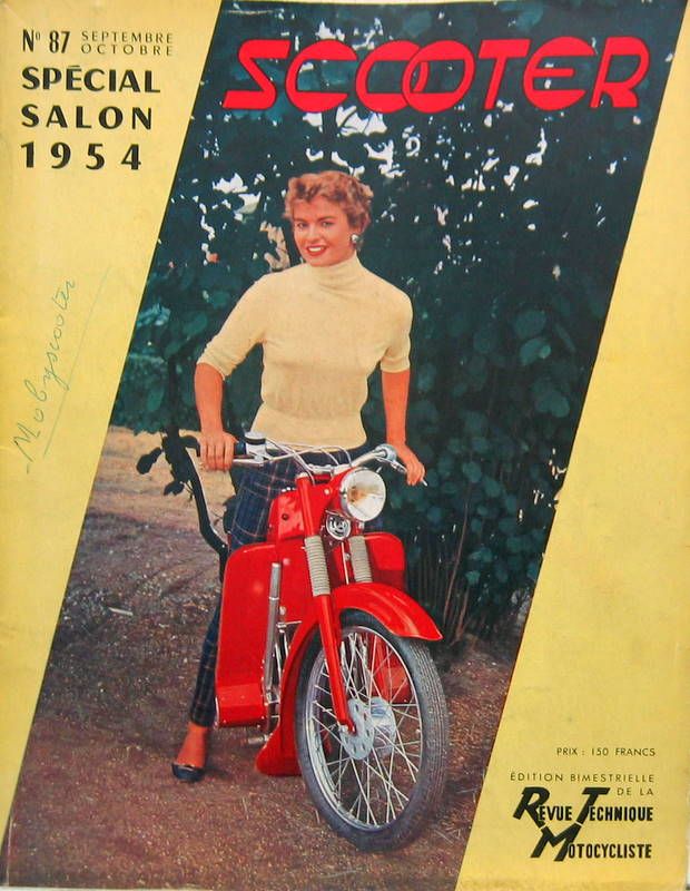 Couverture de 1954-9-10 SPECIAL SCOOTER MORS SPEED PARIS NICE LAMBRETTA PALOMA AUTO UNION RAID EN TERROT