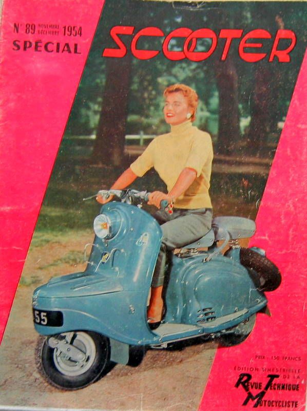 Couverture de 1954-11-12 SPECIAL SCOOTER PEUGEOT SCOOTERS VICTORIA ET DKW SALON